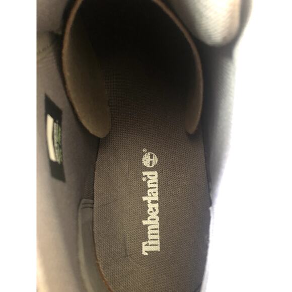 Timberland Men's Davis Square Grey Leather Chukka Shoe Boots - Picture 6 of 8